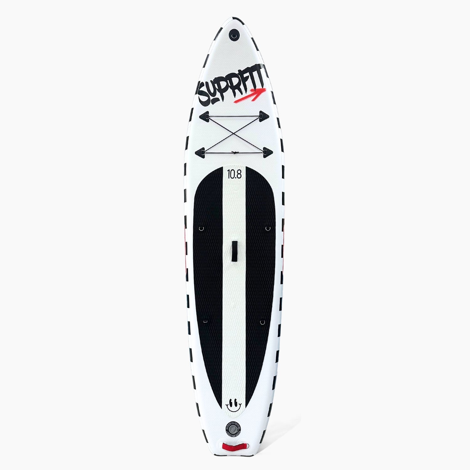 Suprfit Stand-Up Paddling Board Funny Stickers - Black | All in One Set: SUP Board di alta qualità, zaino telescopico, pompa ad aria doppia azione, leash, set di riparazione Suprfit Stand-Up Paddling Board Funny Stickers - Black | All in One Set: SUP Board di alta qualità, zaino telescopico, pompa ad aria doppia azione, leash, set di riparazione