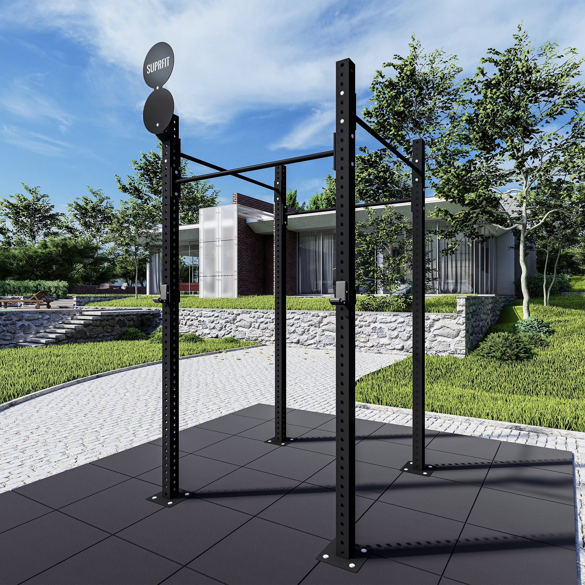 Foldable Training Rig Suprfit Functional Outdoor Training | Freestanding Rig | Single mit Ta ...