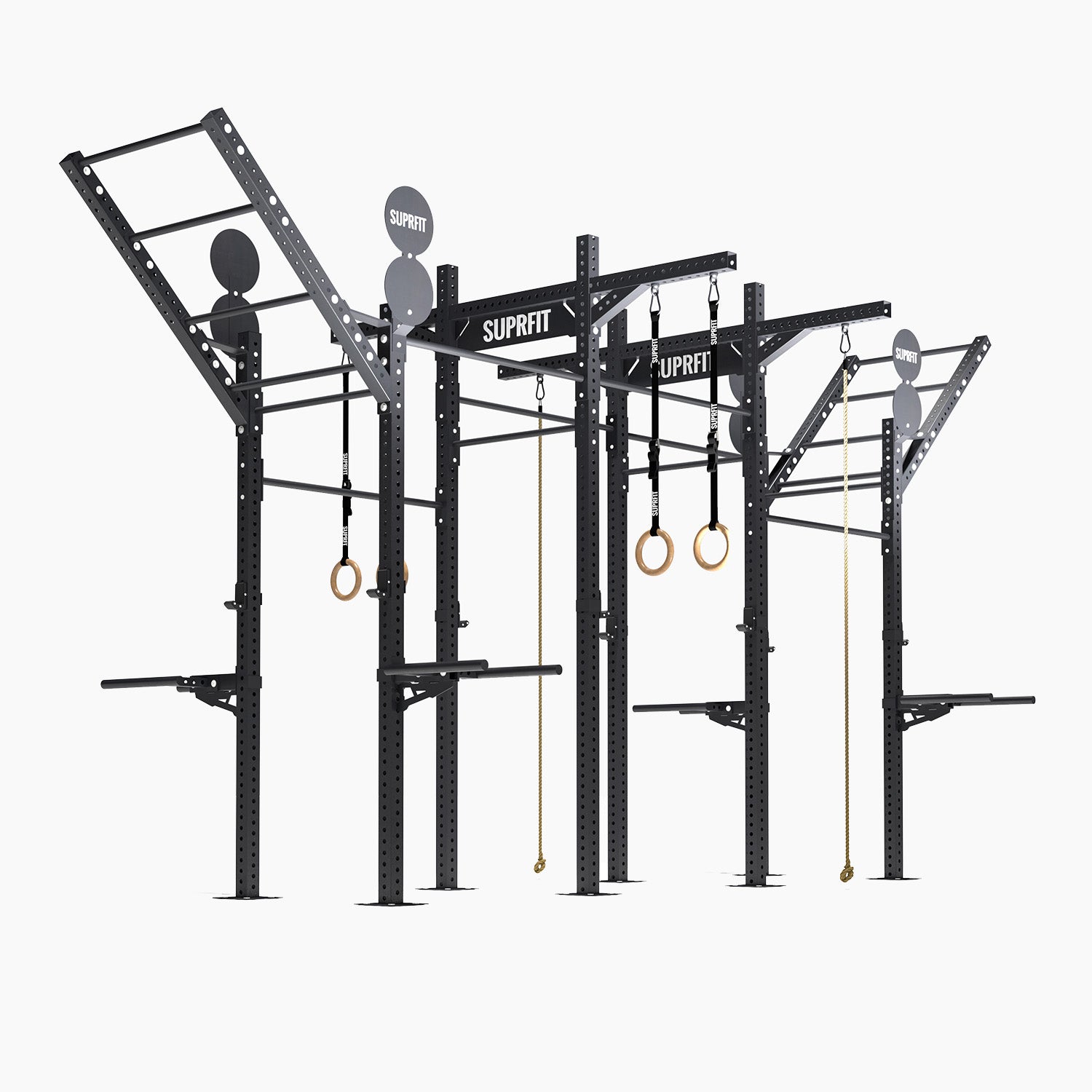 Bay Rig Suprfit Functional Outdoor Training | Multi-Bay Rig Set mit Ropes & Ri ...